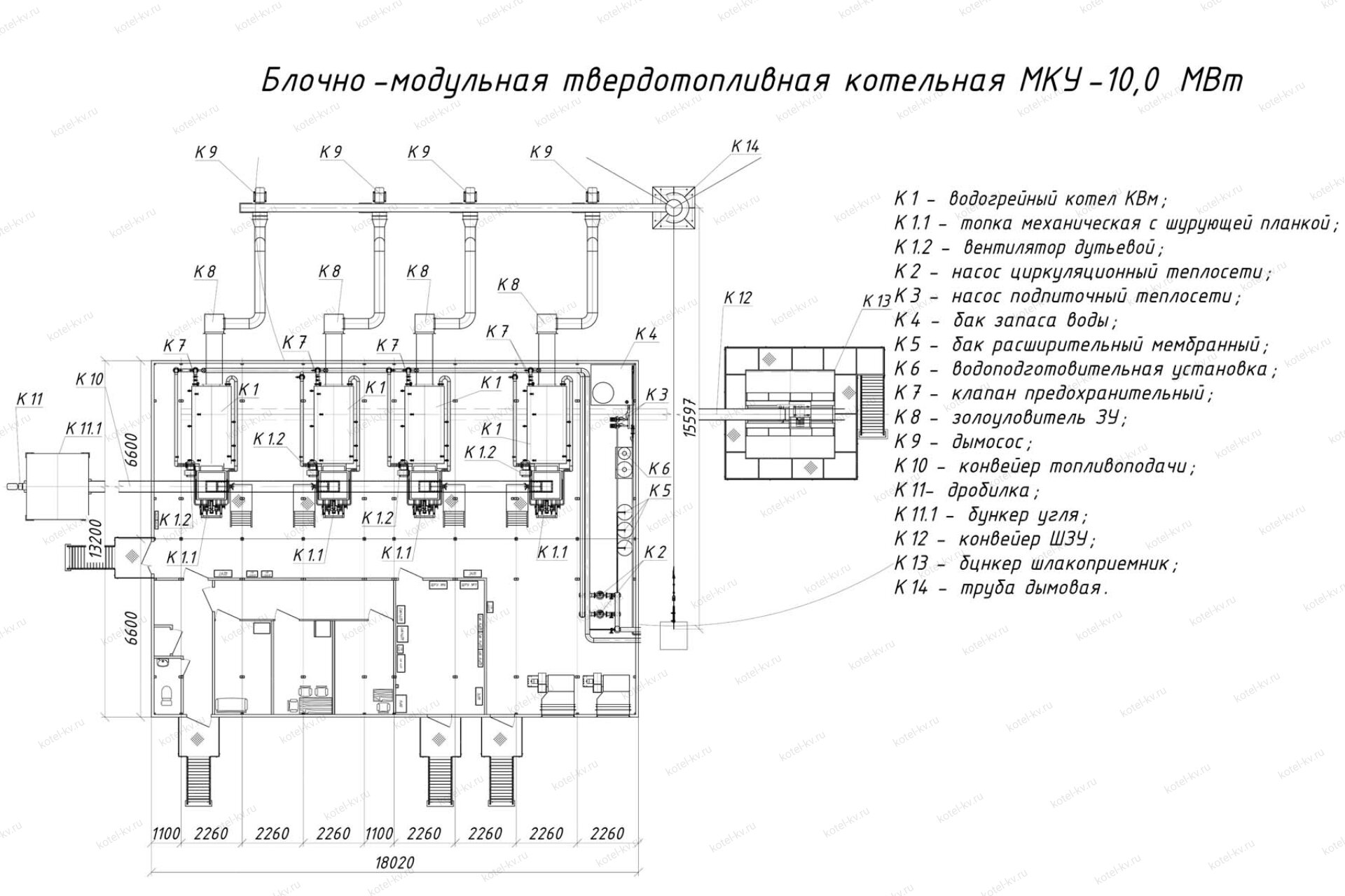 Купить блочно модульную котельную 10 МВт