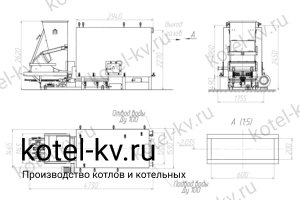 Схема управления механической топкой котла