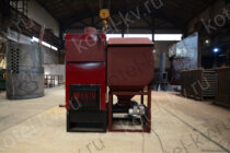 Отопительный водогрейный пеллетный котел с автоматической подачей